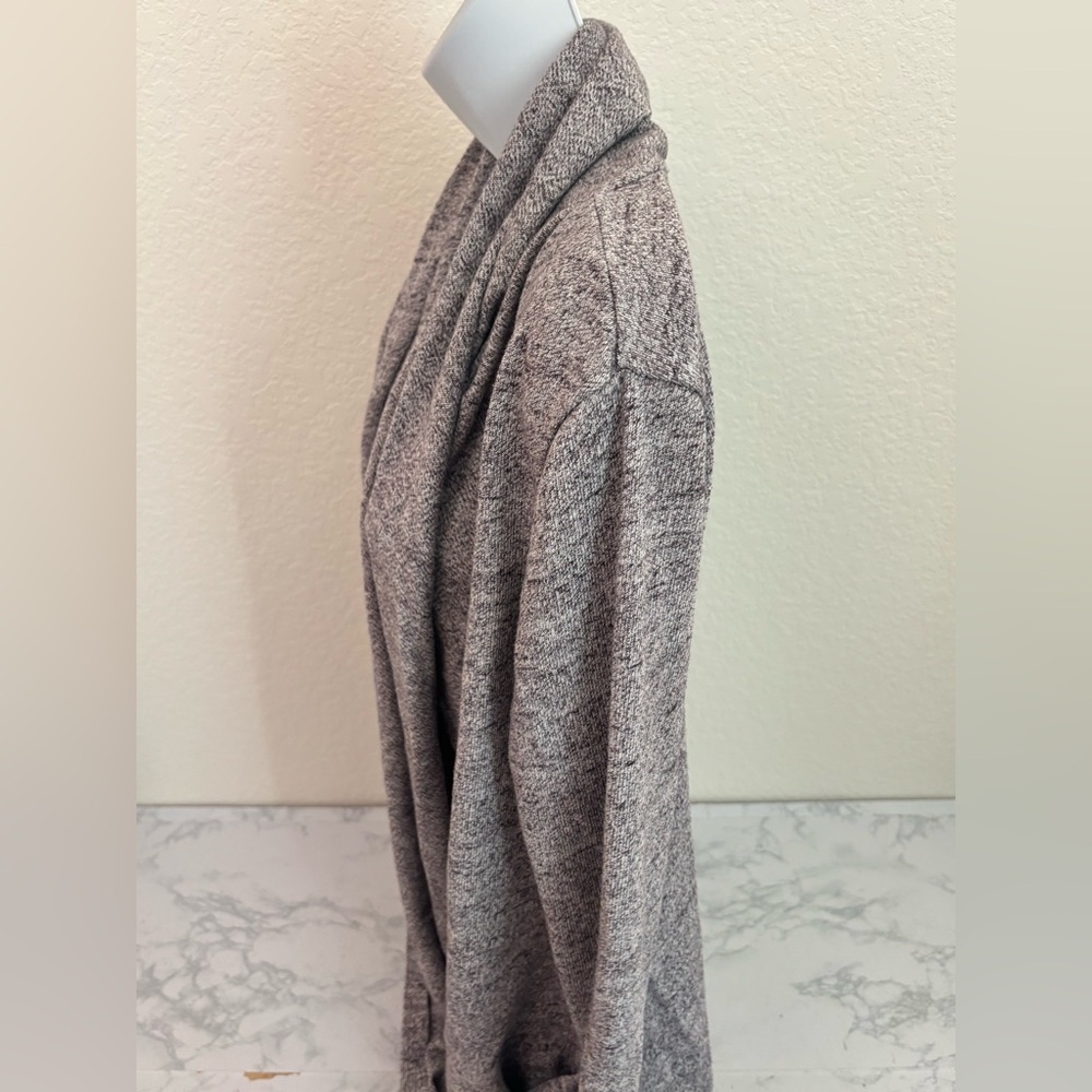 Ugg Sweater Womens M Gray Cardigan Casual Open Preppy Long Sleeve Pockets​ - Picture 4 of 9